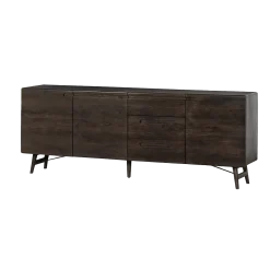 Tower living Dressoirs|Industriele Kasten|Aura Dressoir espresso Acaciahout 210 cm