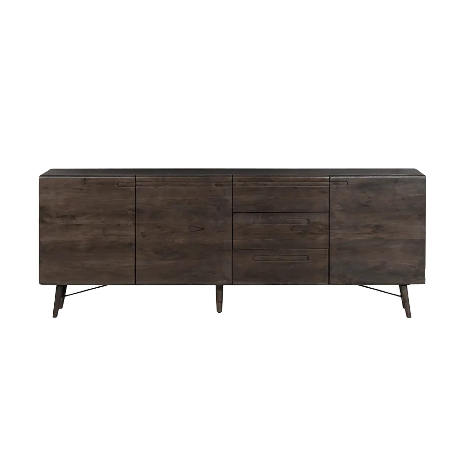 Tower living Dressoirs|Industriele Kasten|Aura Dressoir espresso Acaciahout 210 cm