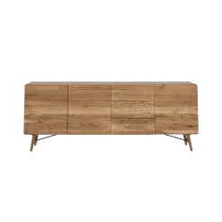 Tower living Dressoirs|Industriele Kasten|Aura Dressoir naturel Acaciahout 210 cm