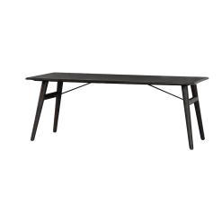 Tower living Eettafels|Aura Eettafel espresso Acaciahout 160 cm