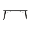 Tower living Eettafels|Aura Eettafel espresso Acaciahout 240 cm
