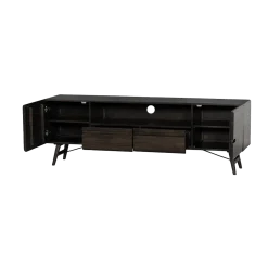 Tower living Industriele Kasten|Tv Meubels|Aura Tv meubel espresso Acaciahout 180 cm