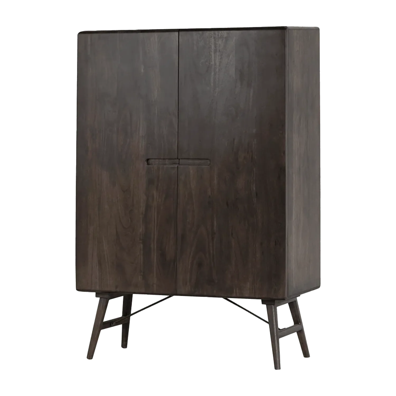 Tower living Wandkasten|Industriele Kasten|Aura Wandkast espresso Acaciahout 100 cm