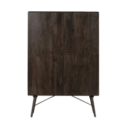 Tower living Wandkasten|Industriele Kasten|Aura Wandkast espresso Acaciahout 100 cm