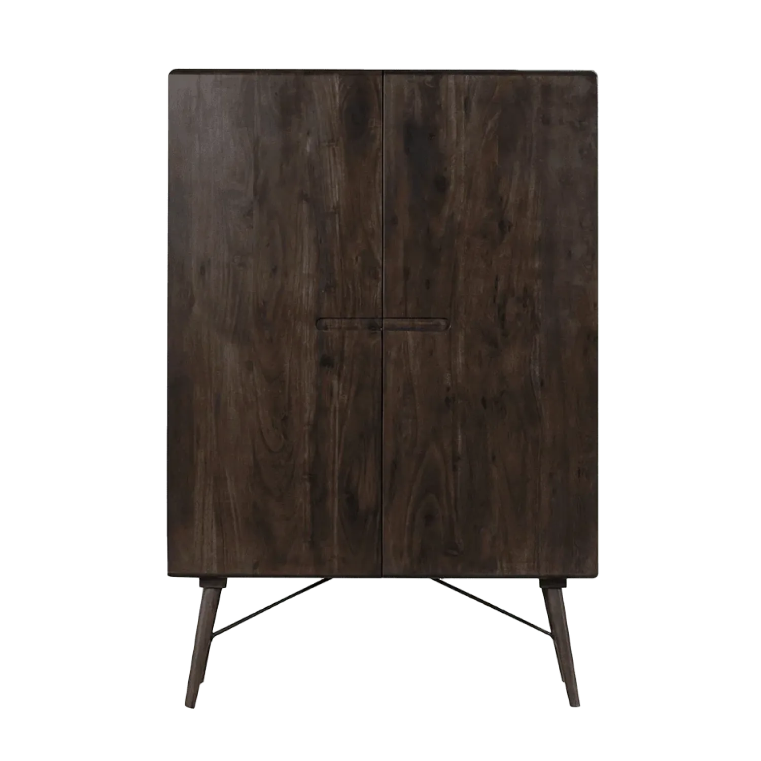 Tower living Wandkasten|Industriele Kasten|Aura Wandkast espresso Acaciahout 100 cm