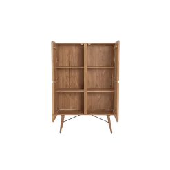 Tower living Wandkasten|Industriele Kasten|Aura Wandkast naturel Acaciahout 100 cm