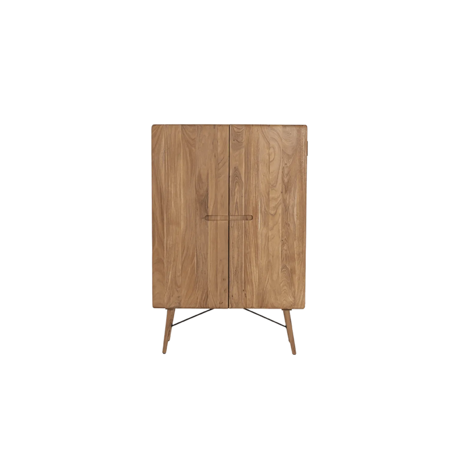 Tower living Wandkasten|Industriele Kasten|Aura Wandkast naturel Acaciahout 100 cm