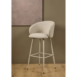 Nordhavn Barkrukken|Aveline Barkruk Beige