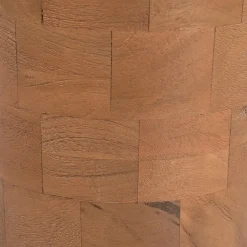 Furndea Bijzettafels|Avie Bijzettafel Mangohout Travertin 33 cm