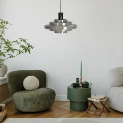 Steinmex Hanglampen|Ayra 1-lichts Hanglamp Grijs Metaal