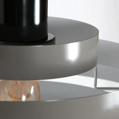 Steinmex Hanglampen|Ayra 1-lichts Hanglamp Grijs Metaal