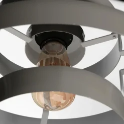 Steinmex Hanglampen|Ayra 1-lichts Hanglamp Grijs Metaal