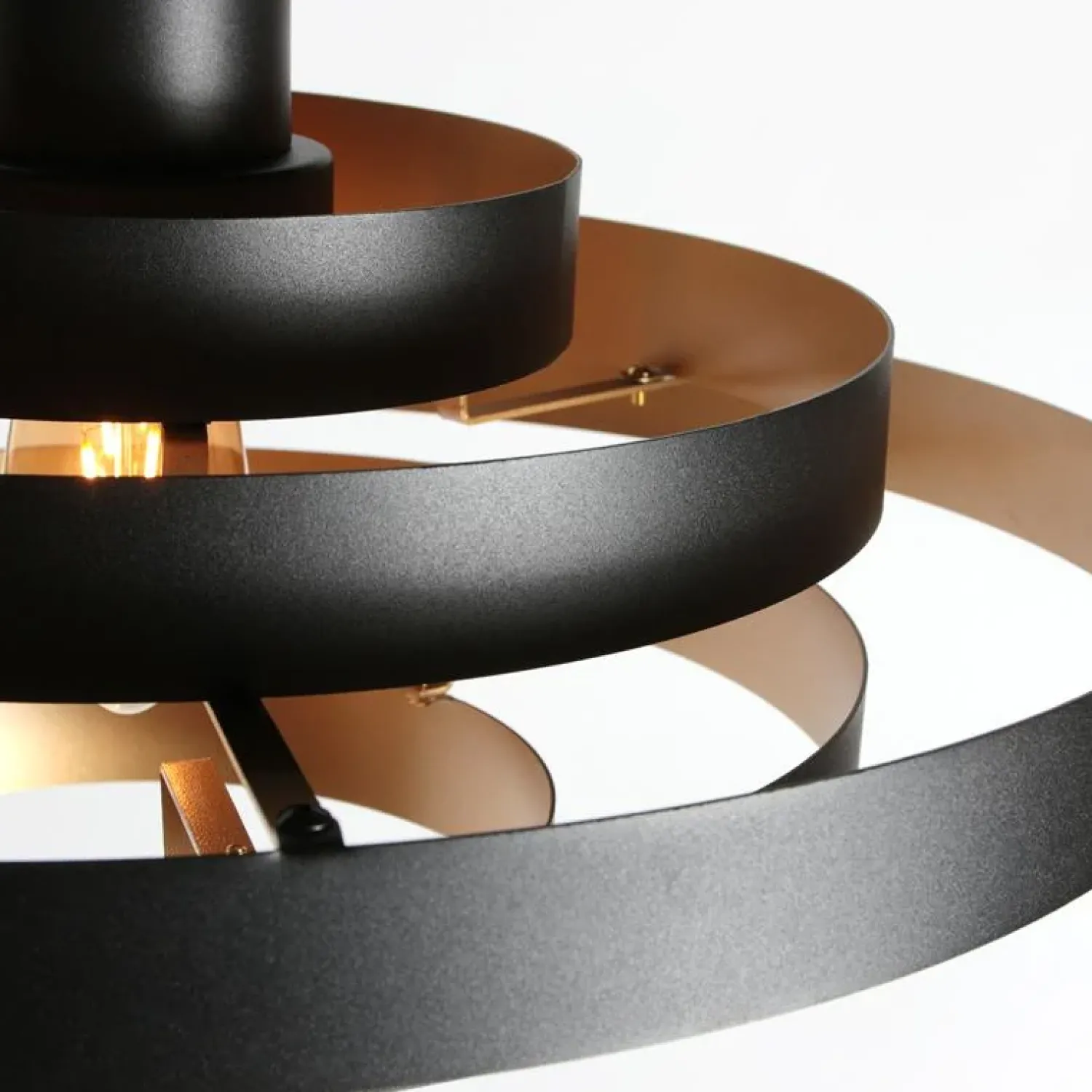 Steinmex Hanglampen|Ayra 1-lichts Hanglamp Zwart Metaal