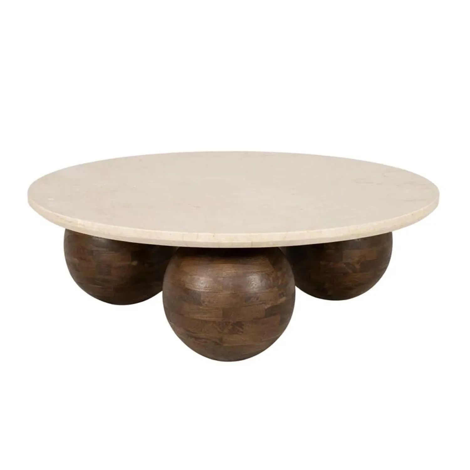 Eleonora Salontafels|Babs Salontafel rond Marmer 89cm