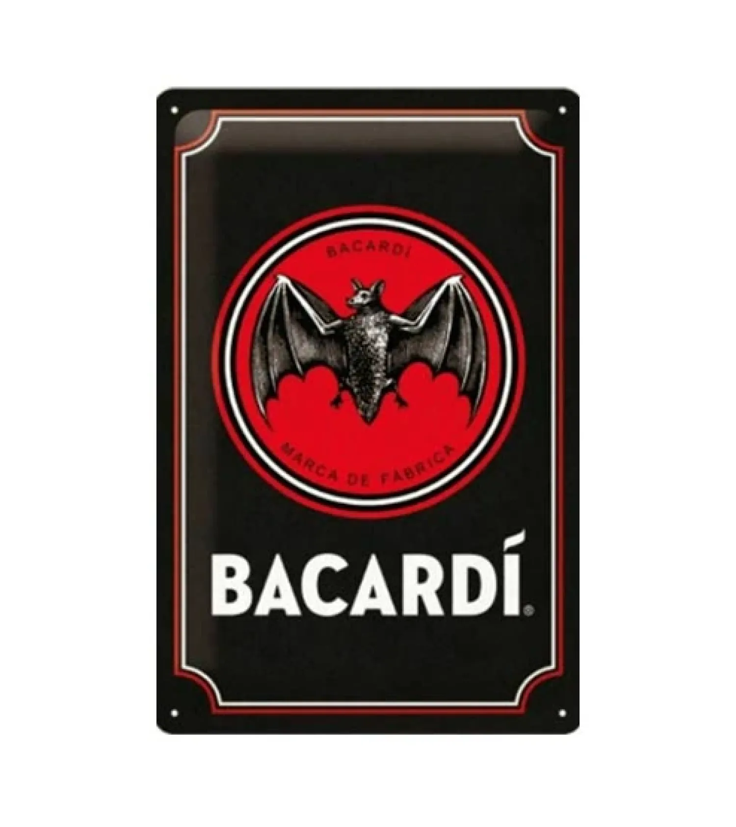 Metal Signs Metalen Borden|Bacardi Marca de Fabrica - metalen bord