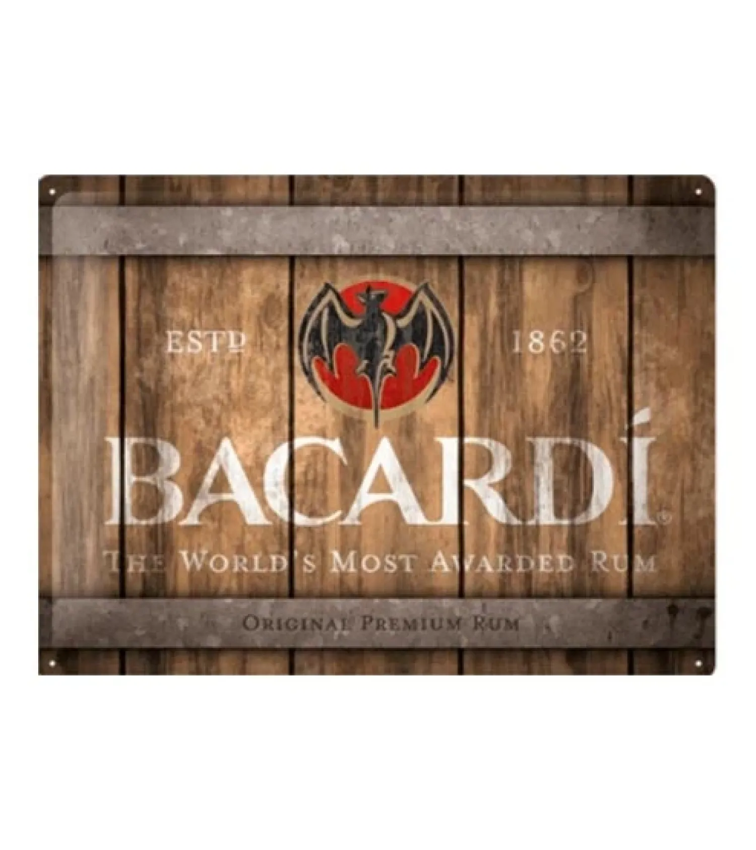 Metal Signs Metalen Borden|Bacardi Premium rum - metalen bord