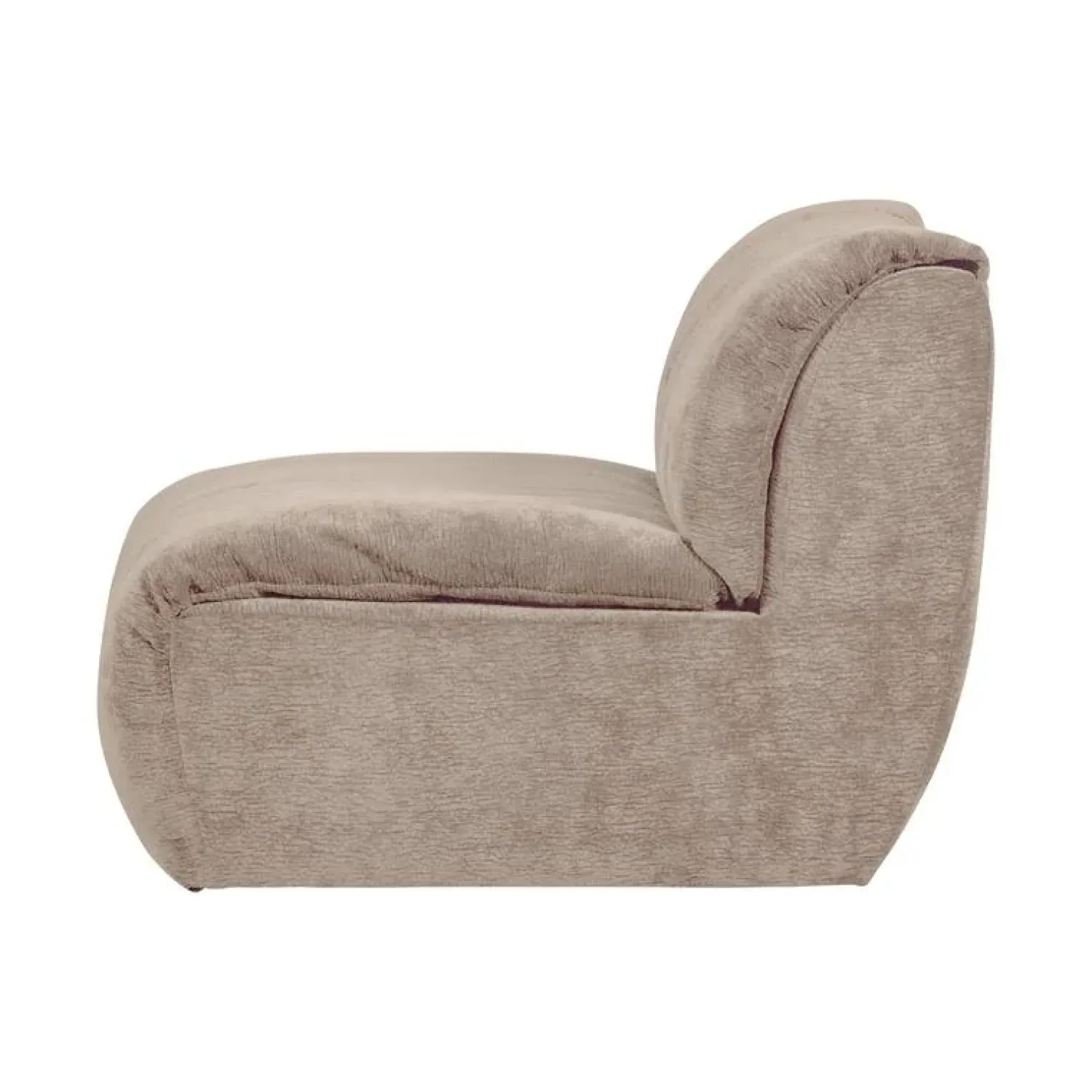 WOOOD Modulaire Banken|Baggy 1-zits element chenille zand