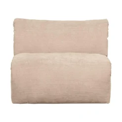 WOOOD Modulaire Banken|Baggy 1-zits element geweven chenille zand