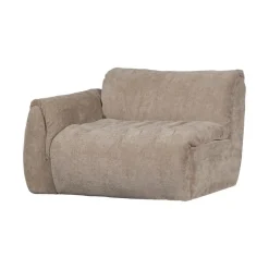 WOOOD Modulaire Banken|Baggy 1-zits element met arm links chenille zand