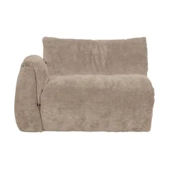 WOOOD Modulaire Banken|Baggy 1-zits element met arm links chenille zand