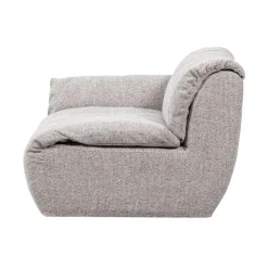 WOOOD Modulaire Banken|Baggy 1-zits element met arm links naturel melange