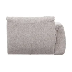 WOOOD Modulaire Banken|Baggy 1-zits element met arm links naturel melange