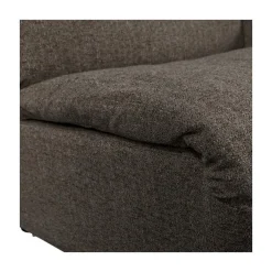WOOOD Modulaire Banken|Baggy 1-zits element met arm rechts warmgrijs melange