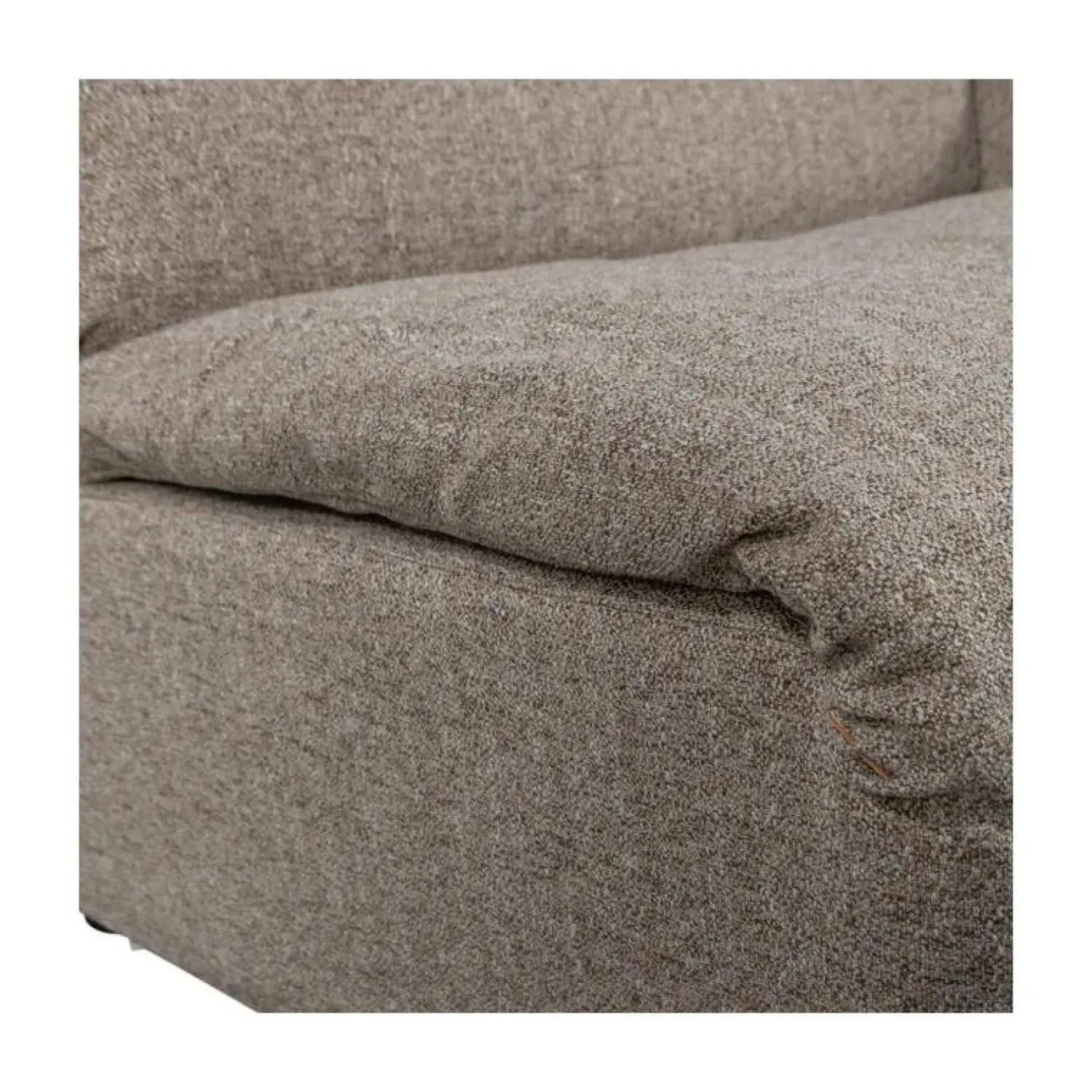 WOOOD Modulaire Banken|Baggy 1-zits element met arm rechts bruin melange