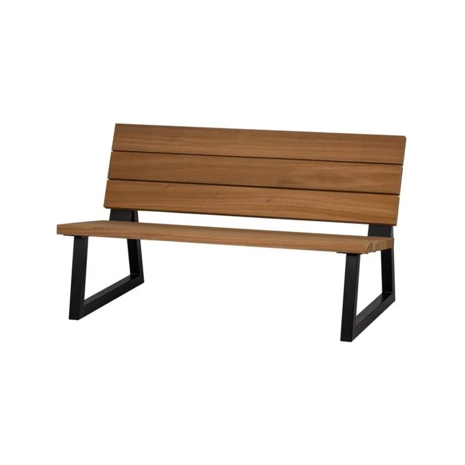 WOOOD Tuinbanken|Banco Tuinbank hout/metaal naturel 138cm