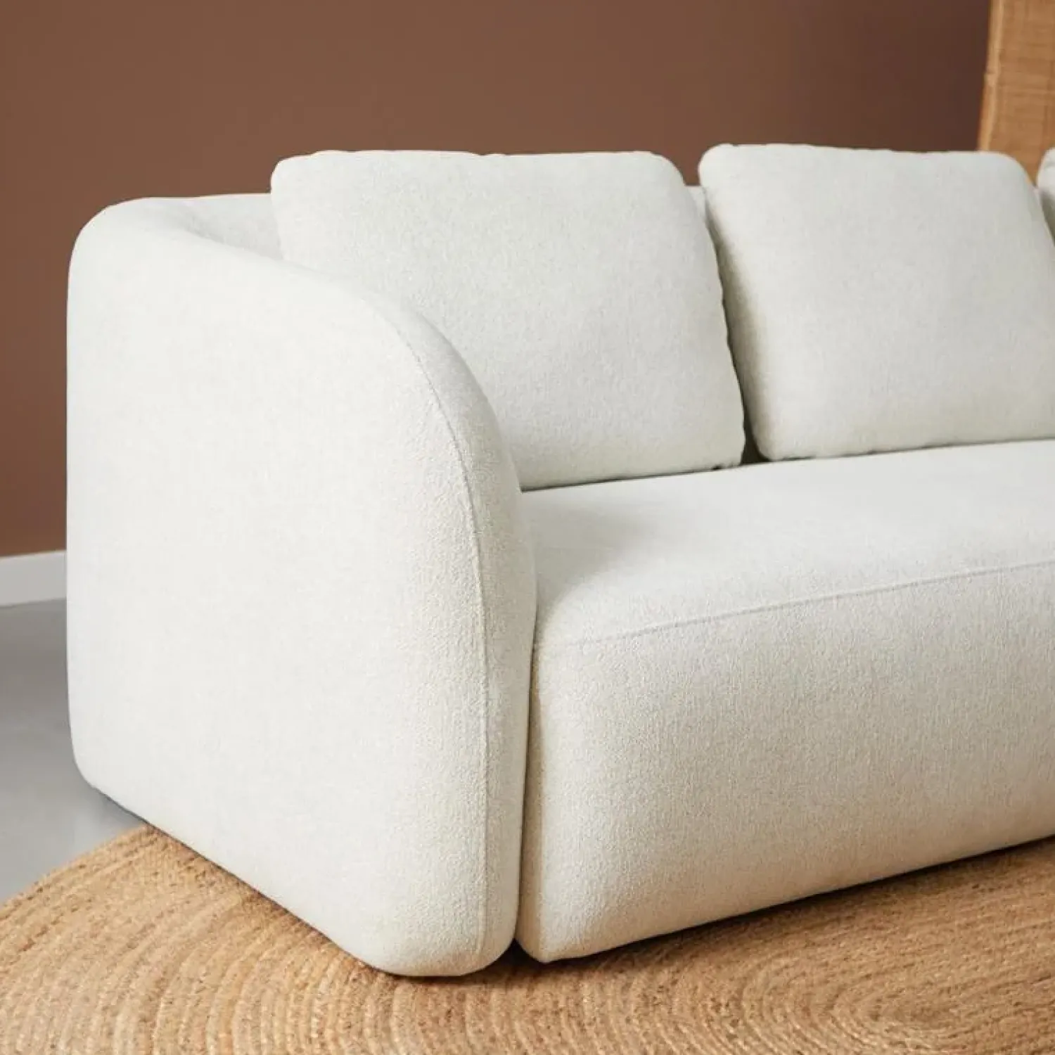 Pepp Loungebanken|Bank Cloud Chaise longue rechts - Raven 22 stof