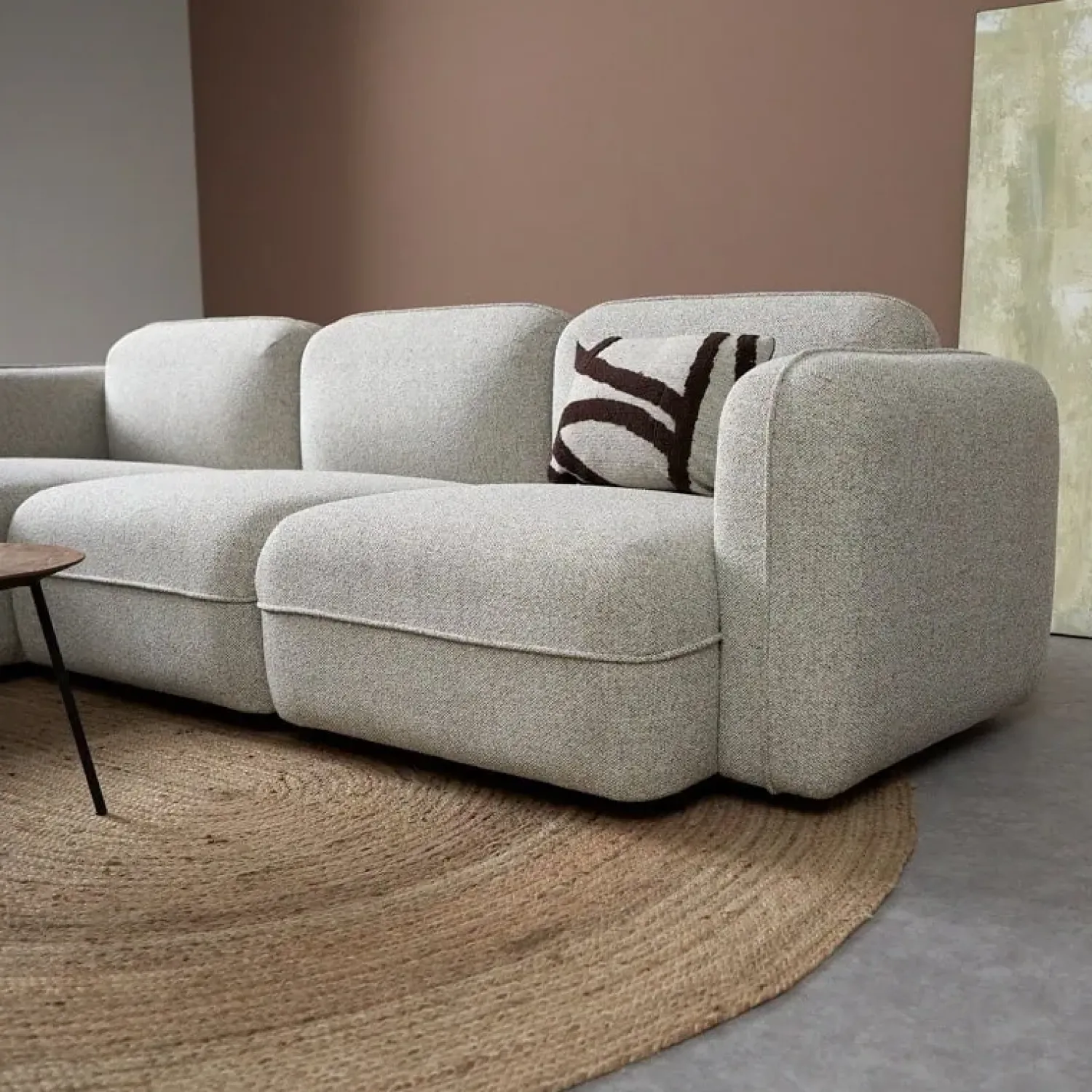 Pepp Hoekbanken|Bank Drop Chaise longue links - Serenity 03 stof