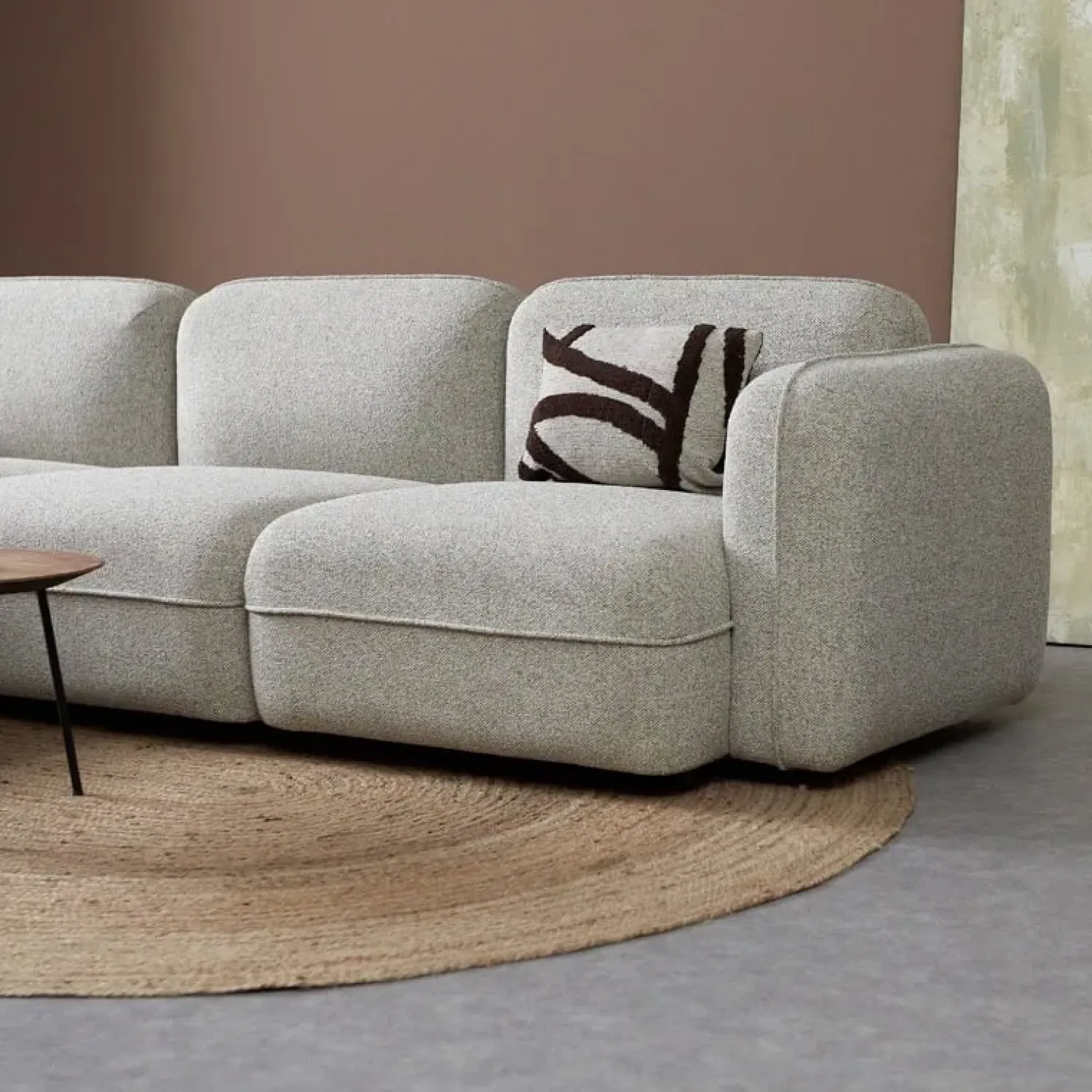 Pepp Hoekbanken|Bank Drop Chaise longue links - Serenity 03 stof