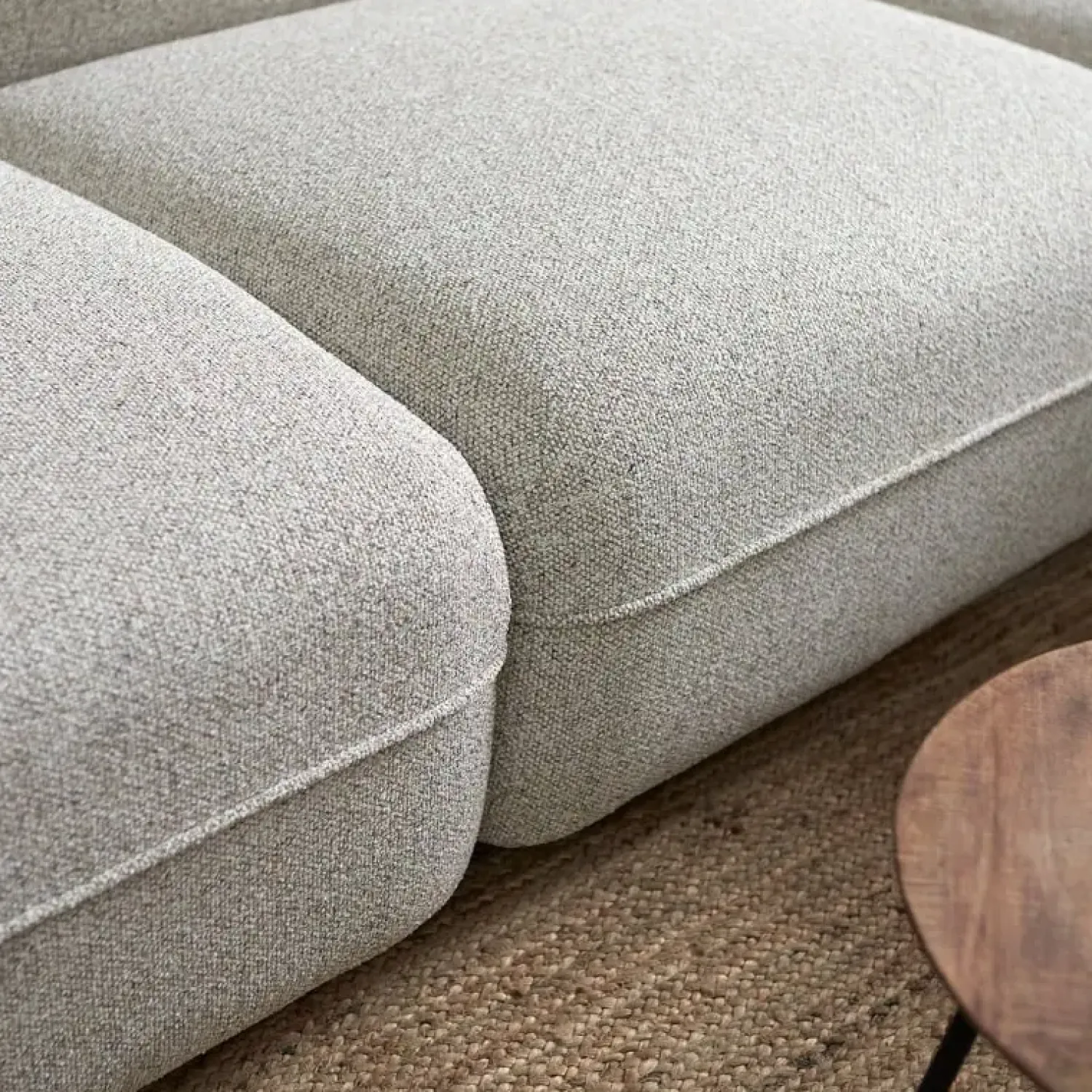 Pepp Hoekbanken|Bank Drop Chaise longue rechts - Serenity 03 stof