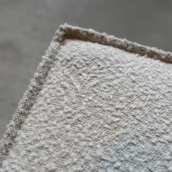 Pepp Hoekbanken|Bank Enzo Chaise longue rechts Bouclé wit