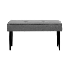 LykkeHome Krukjes|Bankje Jackie stof Grijs 100cm