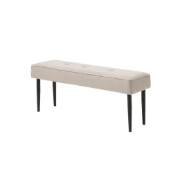 LykkeHome Krukjes|Bankje Jackie stof Zand 140cm