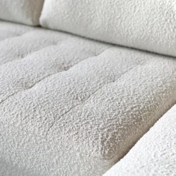 Pepp Hoekbanken|Bank Oreo Chaise longue rechts bouclé wit