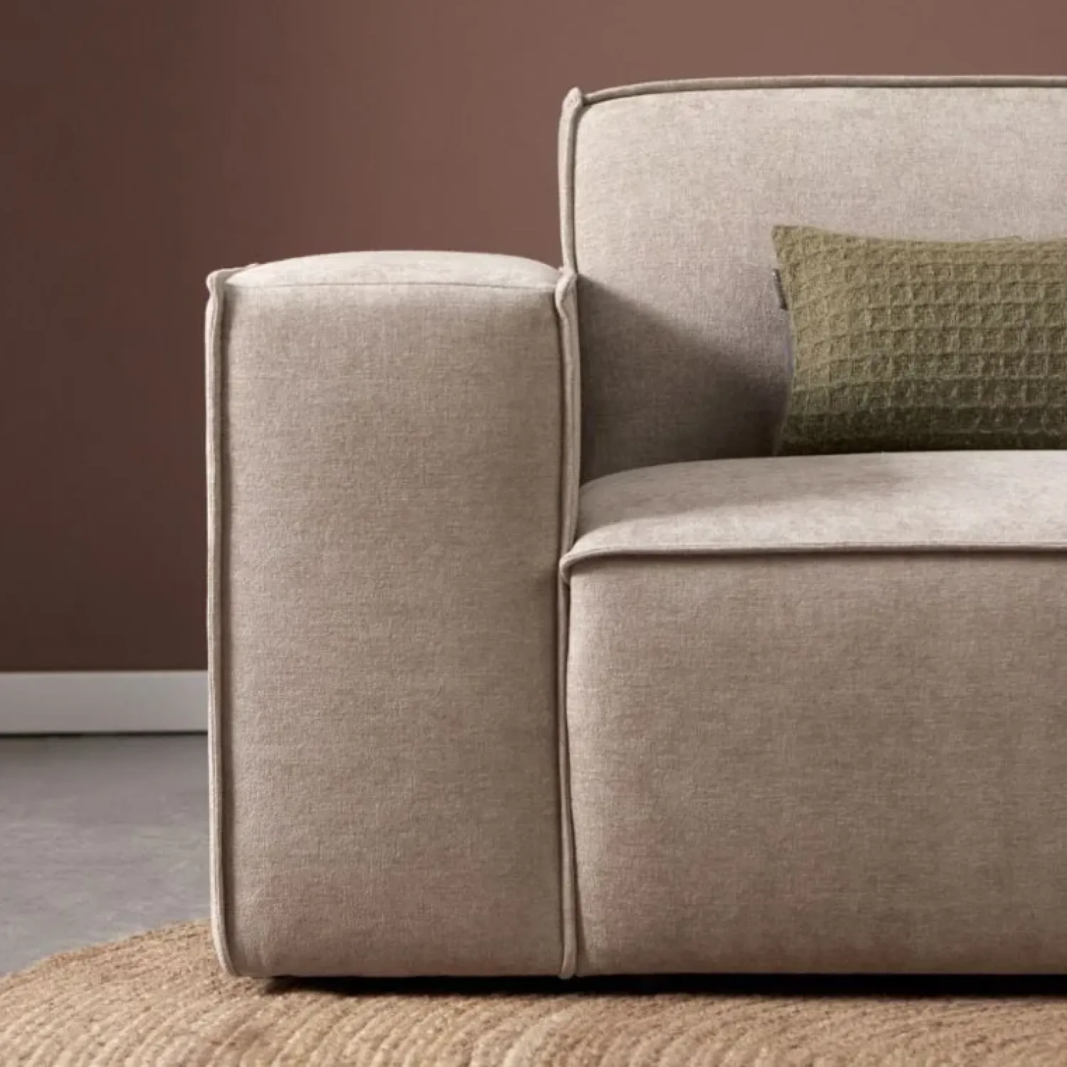 Pepp Hoekbanken|Bank Play Chaise longue rechts - Tesla 2003 stof
