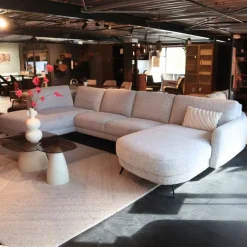 EasyFurn Modulaire Banken|Loungebanken|Bank Soof in U opstelling Longchair arm links+2-zits zonder arm+Divan arm rechts
