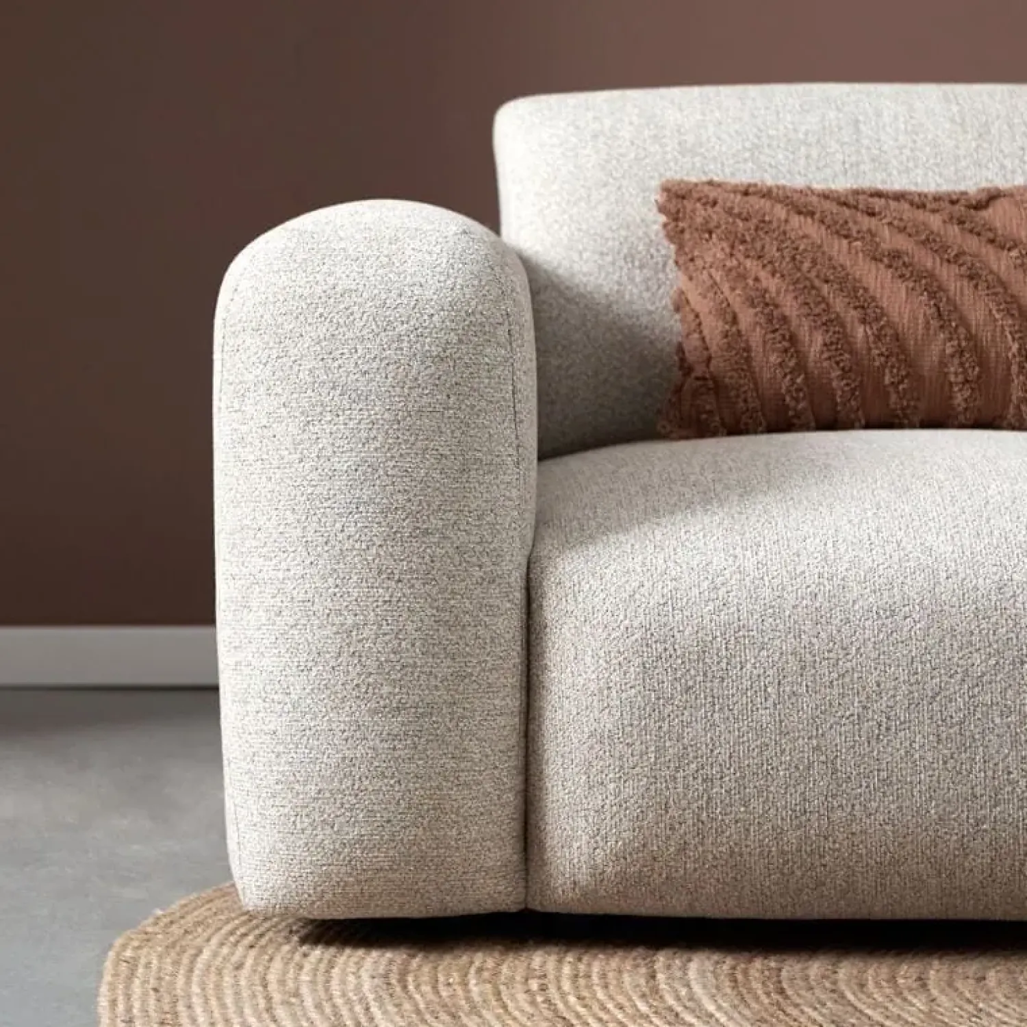 Pepp Hoekbanken|Bank Soul Chaise longue rechts - Sole 05 stof