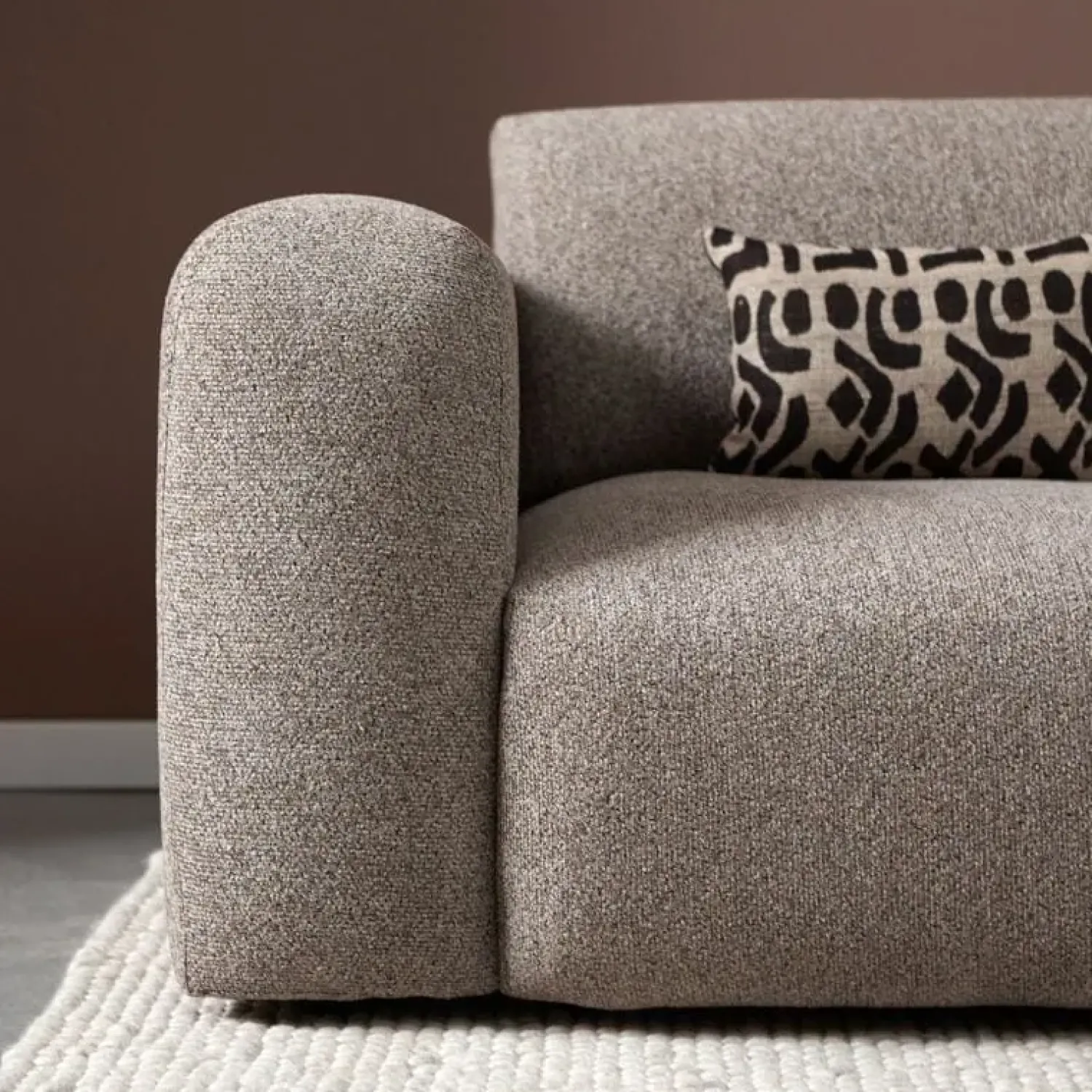 Pepp Hoekbanken|Bank Soul Chaise longue rechts - Sole 27 stof