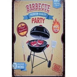 Cavetown Metalen Borden|Barbeque Party - metalen bord