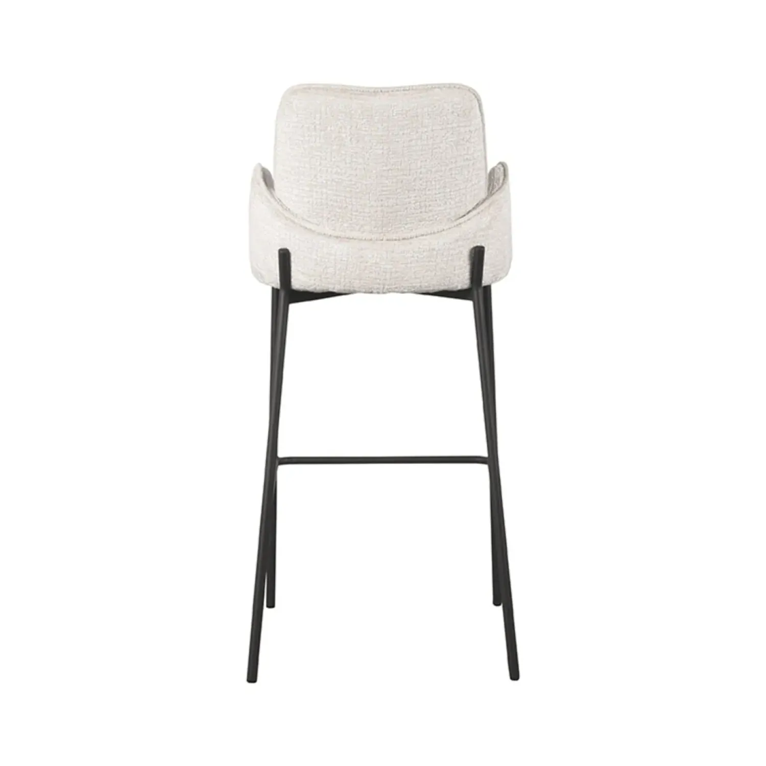Label51 Barkrukken|Barkruk Joni Beige Fluweel Zithoogte 78cm