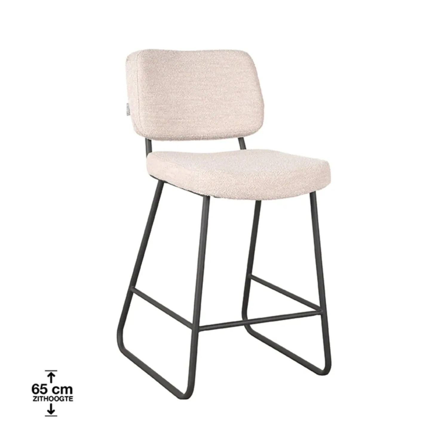 Label51 Barkrukken|Barkruk Noah Naturel Boucle