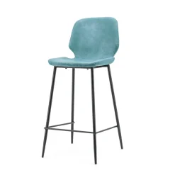 By Boo Barkrukken|Barkruk Seashell hoog blue
