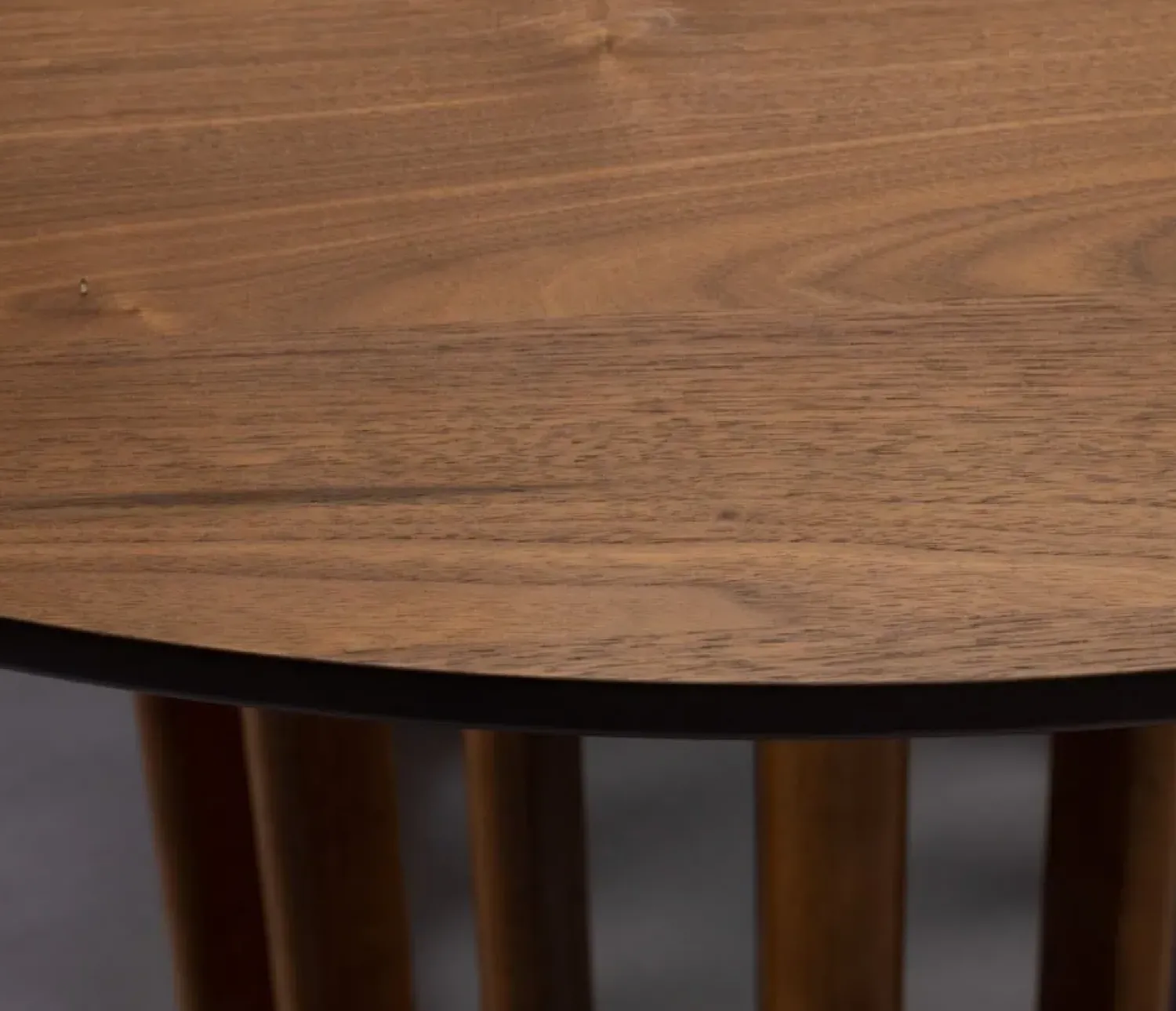 Dutchbone Eettafels|Barlet Eettafel Walnoot Rond 120cm