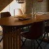 Dutchbone Eettafels|Barlet uitschuifbare Eettafel Eikenhout 200cm