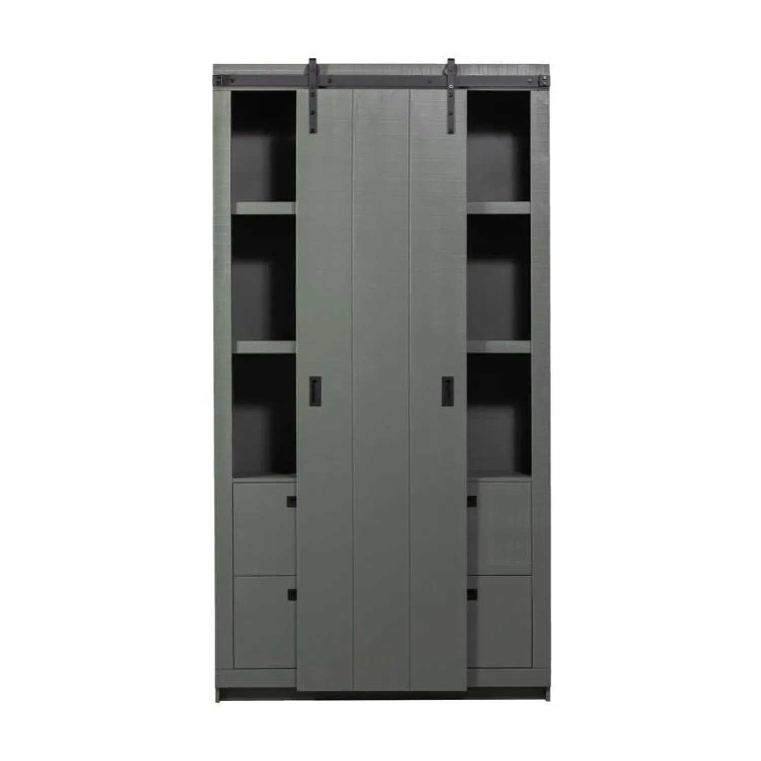 vtwonen Wandkasten|Industriele Kasten|Barn Wandkast Bezaagd Soap 122cm