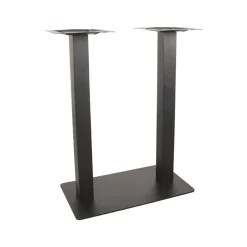 Label51 Onderstellen|Bartafel Tafelpoot Dubbel Zwart Metaal Dubbel 92cm
