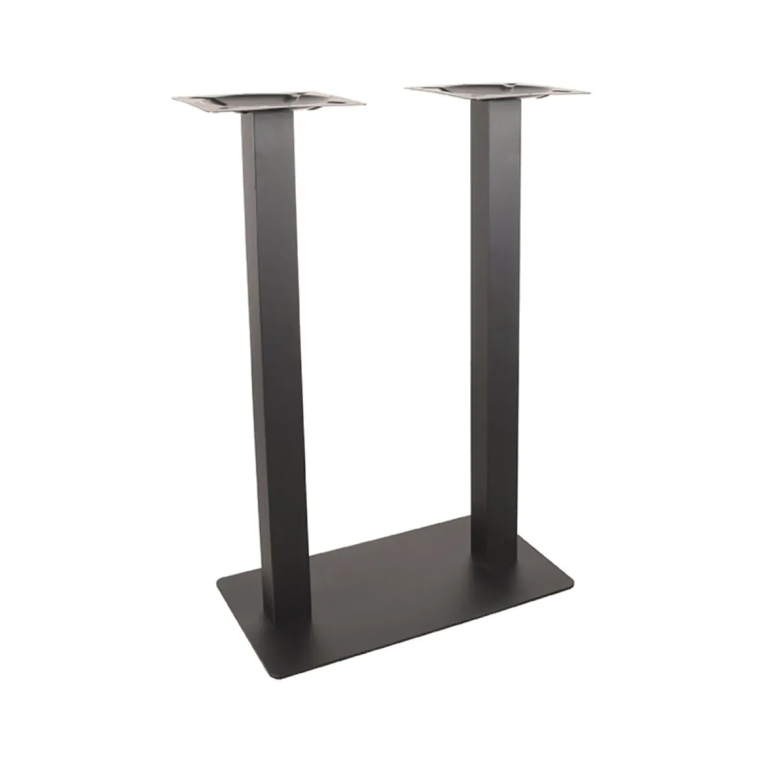 Label51 Onderstellen|Bartafel Tafelpoot Dubbel Zwart Metaal Dubbel 108cm